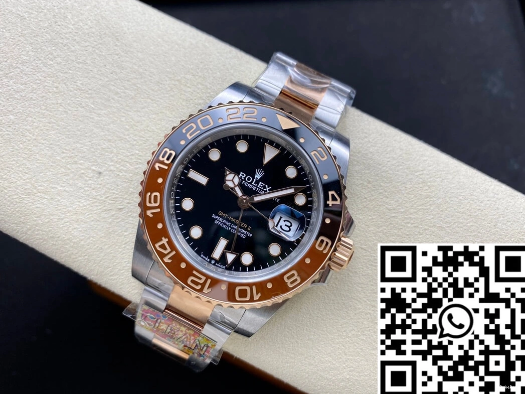 Clean Rose II Rolex M126711chnr-0002 Master GMT Factory Gold 1026